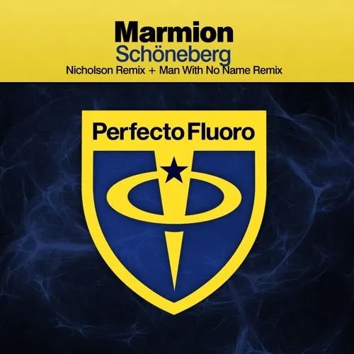 Marmion Schöneberg Perfecto Fluoro artwork noting Nicholson and Man With No Name remixes